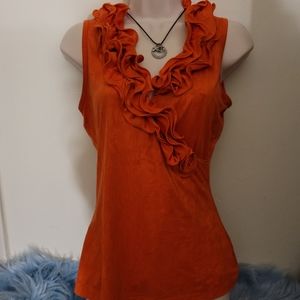 BWear Ruffle Blouse Women's Small